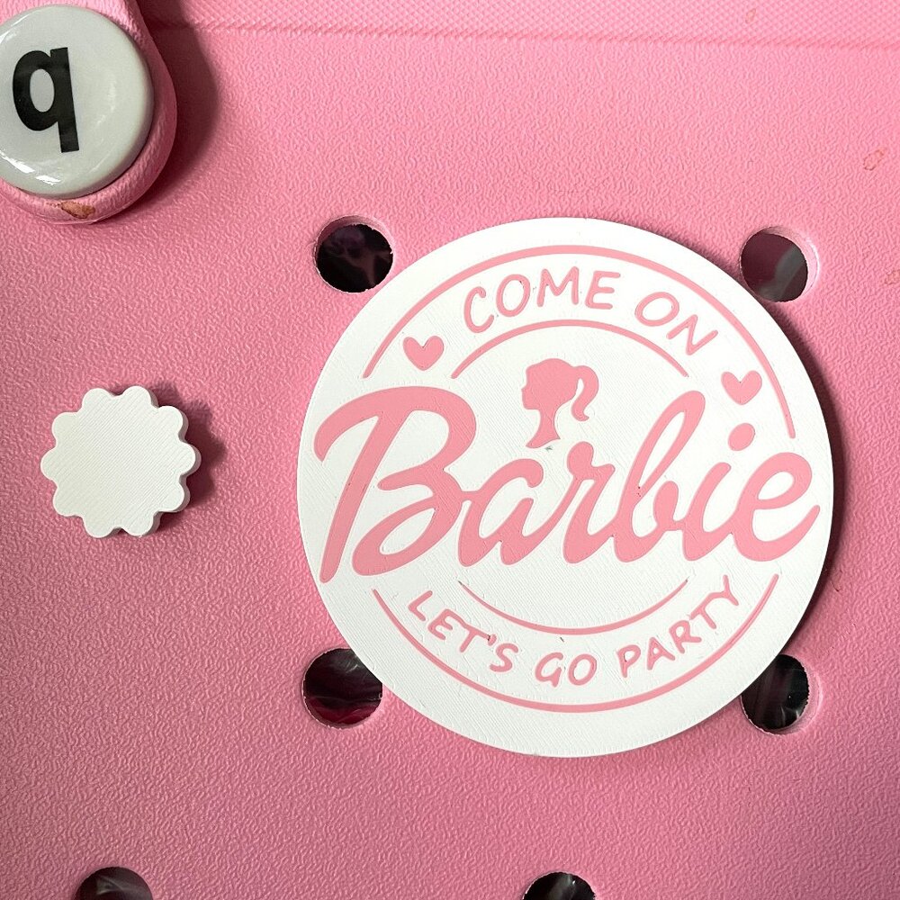 BARBIE Come on Barbie Let's Go Party Bogg Charm-New! - Picture 2 of 3
